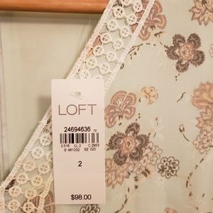 Sleeves Ann Loft mint green Paisley summer dress.